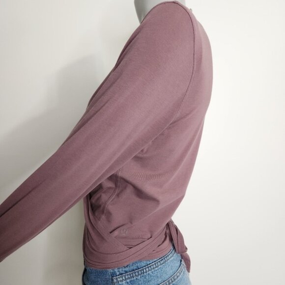 Lululemon Time to Restore Purple Long Sleeve Size M - Picture 11 of 13